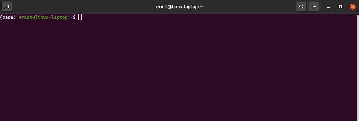 A linux terminal.